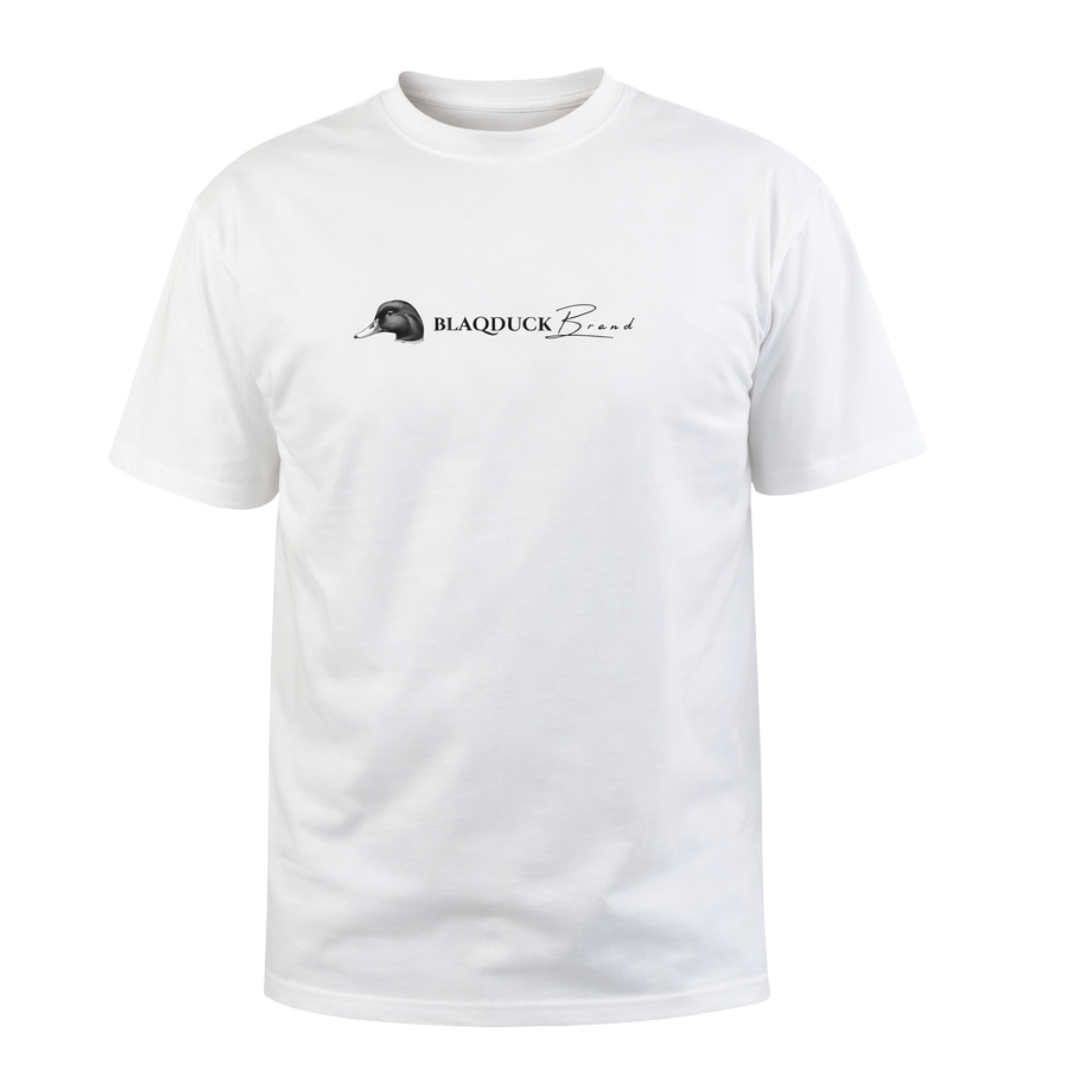 BlaqDuck Signature Logo T-Shirt – White Blaqduck Brand